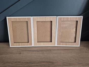 Lot de 3 cadres en bois