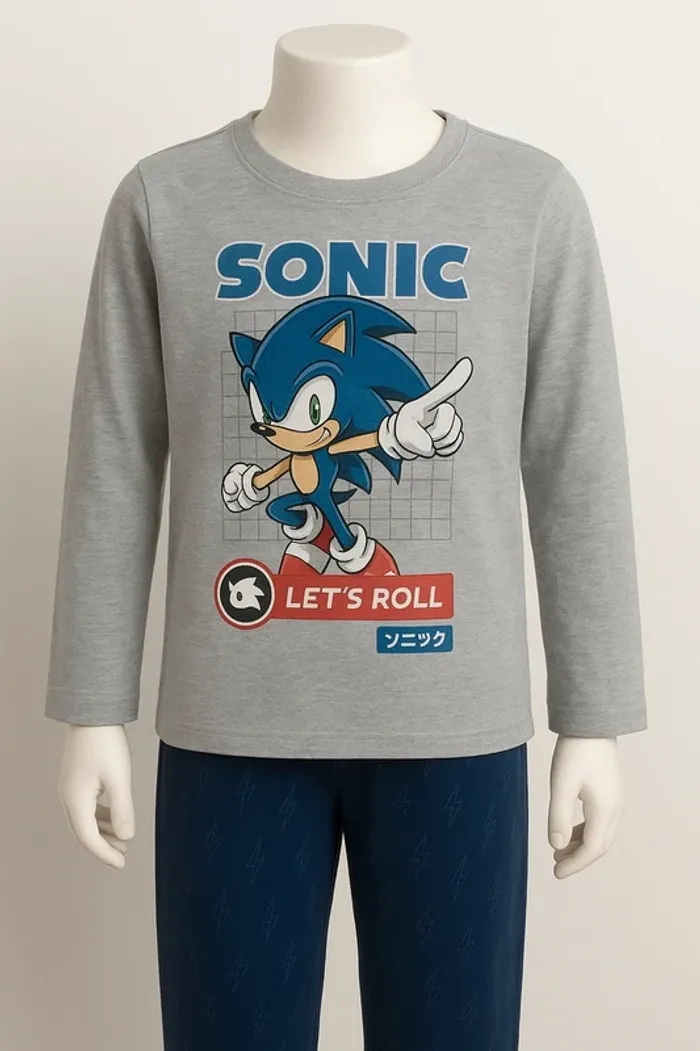 Pyjama 2 pièces  garçon sonic