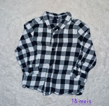 Chemise garçon 18 mois