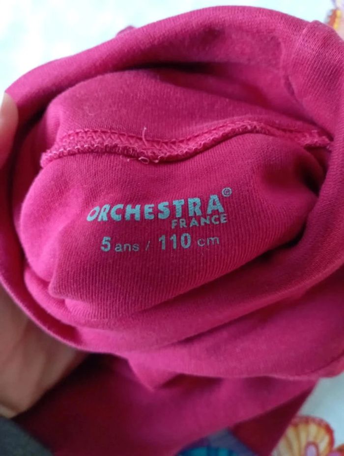 T-shirt col roulé bordeau 5 ans Orchestra - photo numéro 8