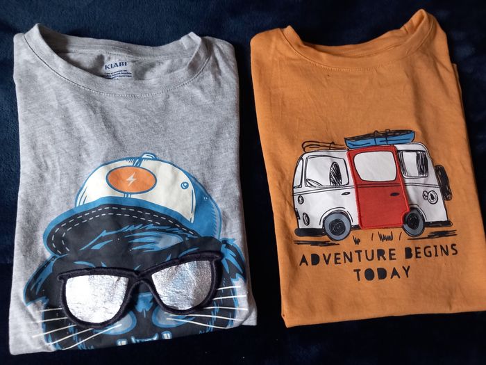 Lot de Deux Tee-shirt Garçon 10 ans