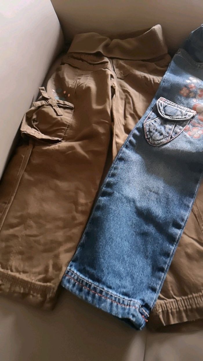 Pantalon brun doublé Verbaudet - photo numéro 3