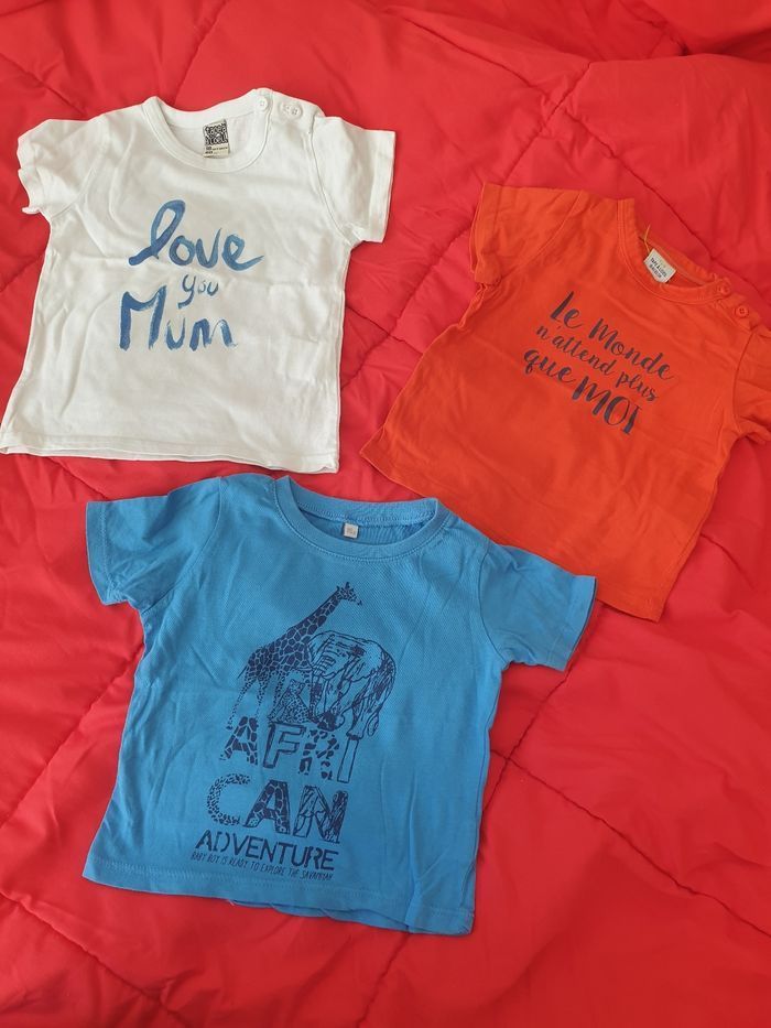 Lot de 8 Tshirts 18 mois