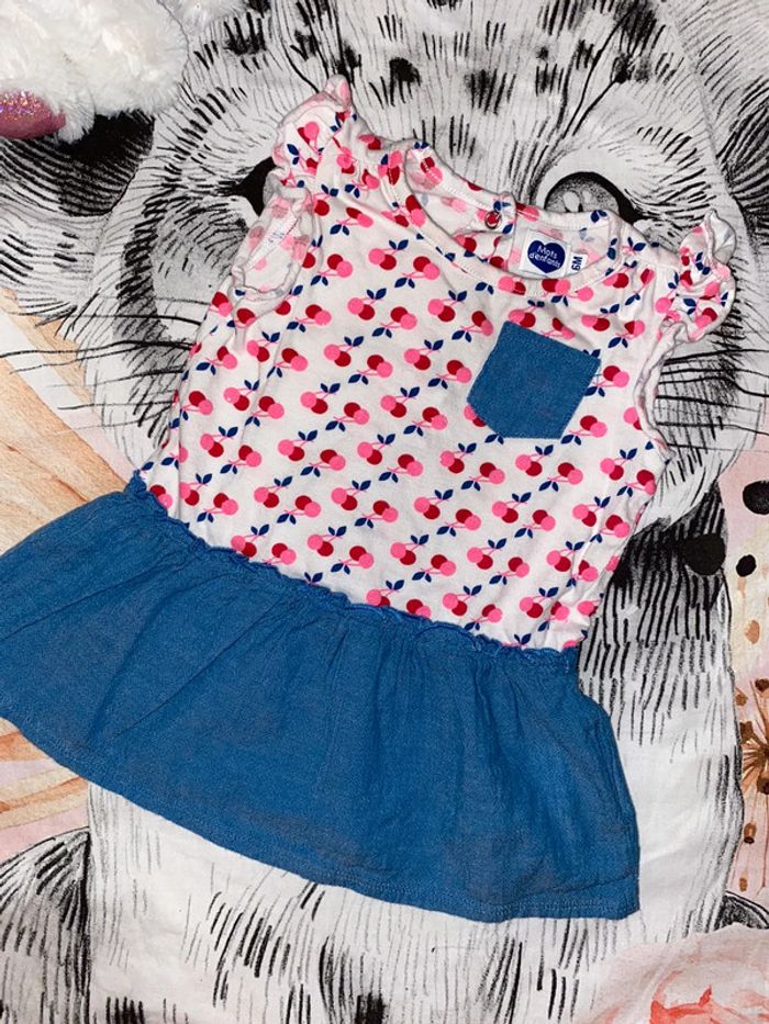 Robe été, taille 6 mois, marque Mots d’enfants. - photo numéro 3