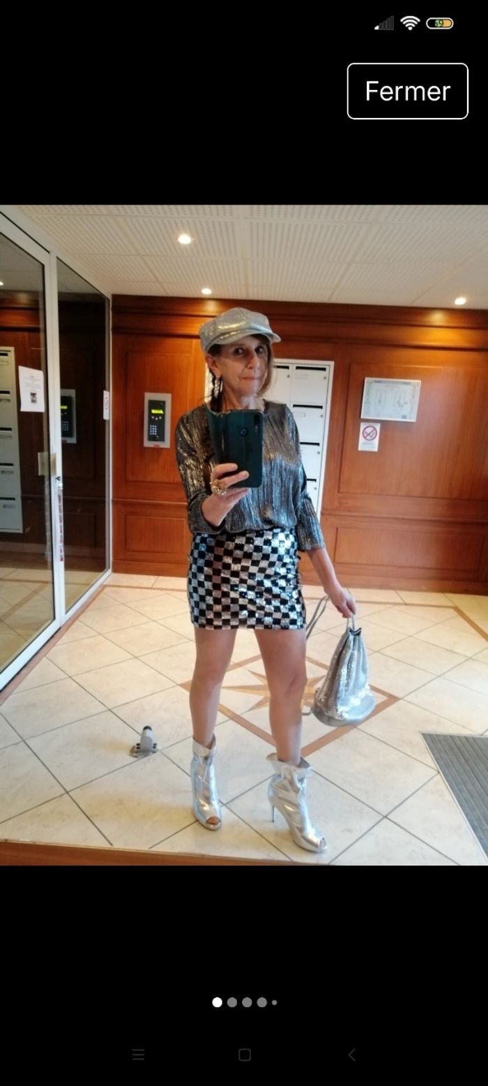 Jupe de fête sequin FBSister