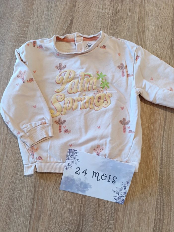 Sweat 24 mois fille