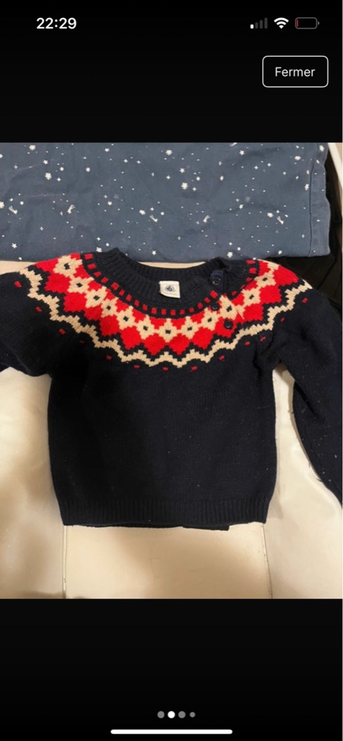 Pull laine petit bateau - photo numéro 4