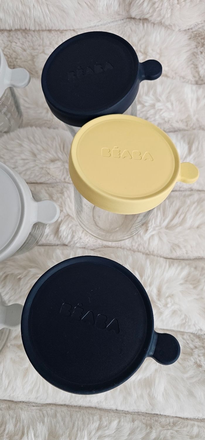 Lot de 8 pots en verres Béaba différents formats - photo numéro 4