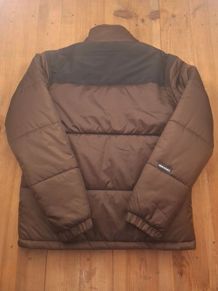 Veste mi saison denim projet marron et noir unisexe - taille S (8) - photo numéro 6