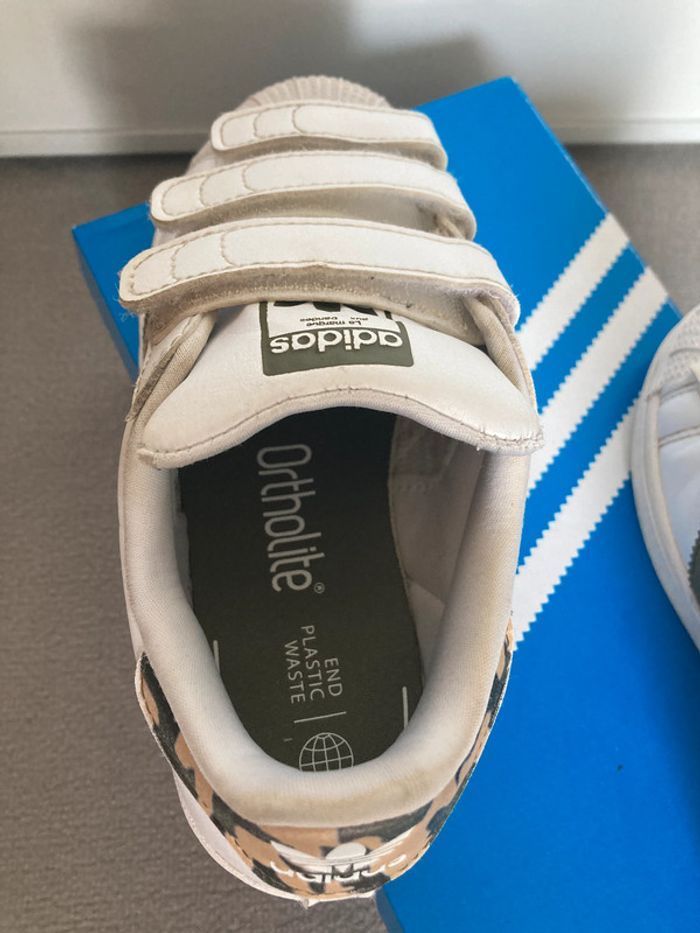 Basket adidas Superstar CF C, taille F 33 - photo numéro 5