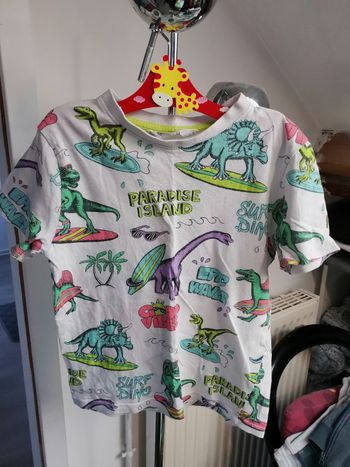 T-shirt dinosaures garçon H&M 5-6 ans 