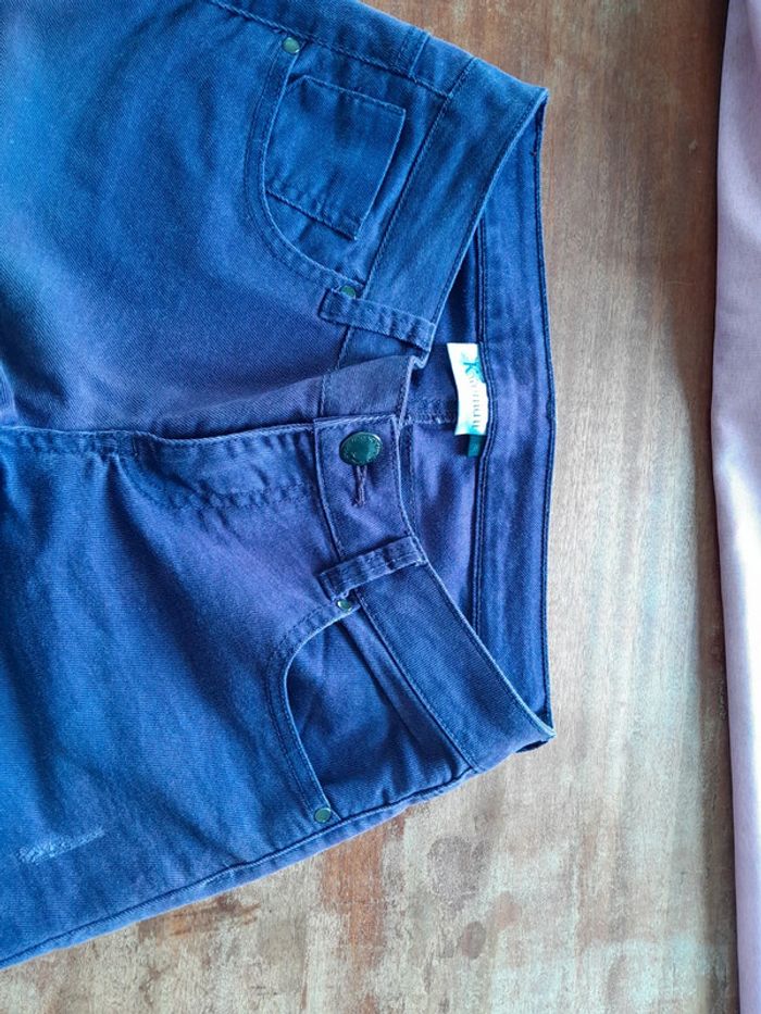 Pantalon slim violet - photo numéro 2
