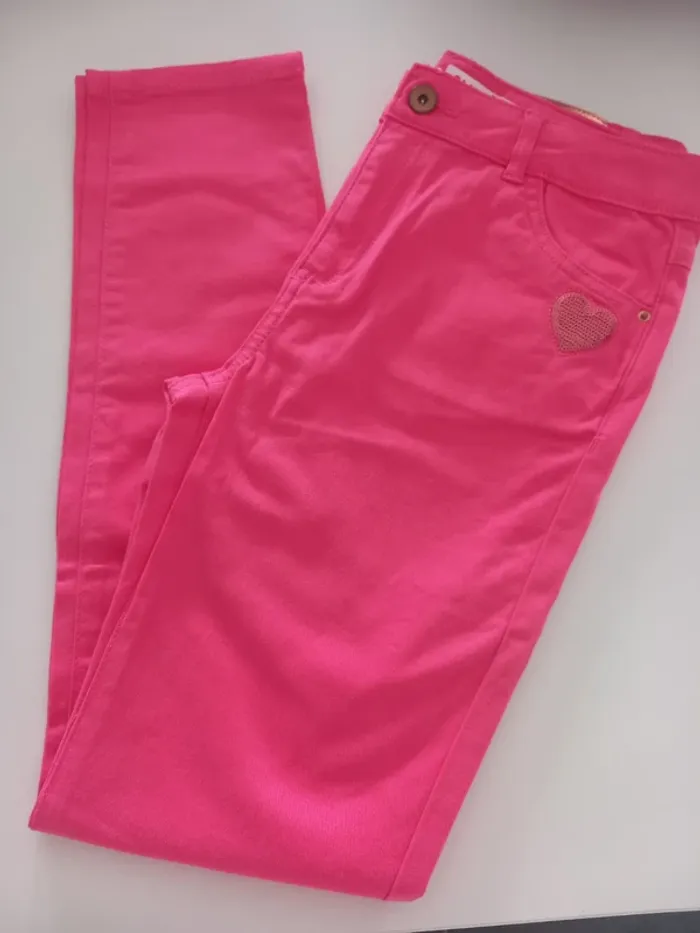 Pantalon rose in extenso