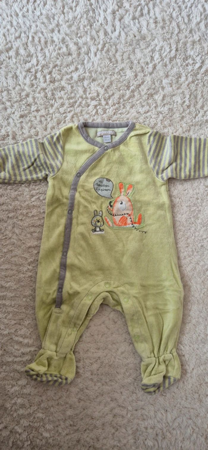 Lot de 10 pyjamas / dors bien chaud et léger 3 mois, berlingot petit kimbaloo orchestra primark - photo numéro 14