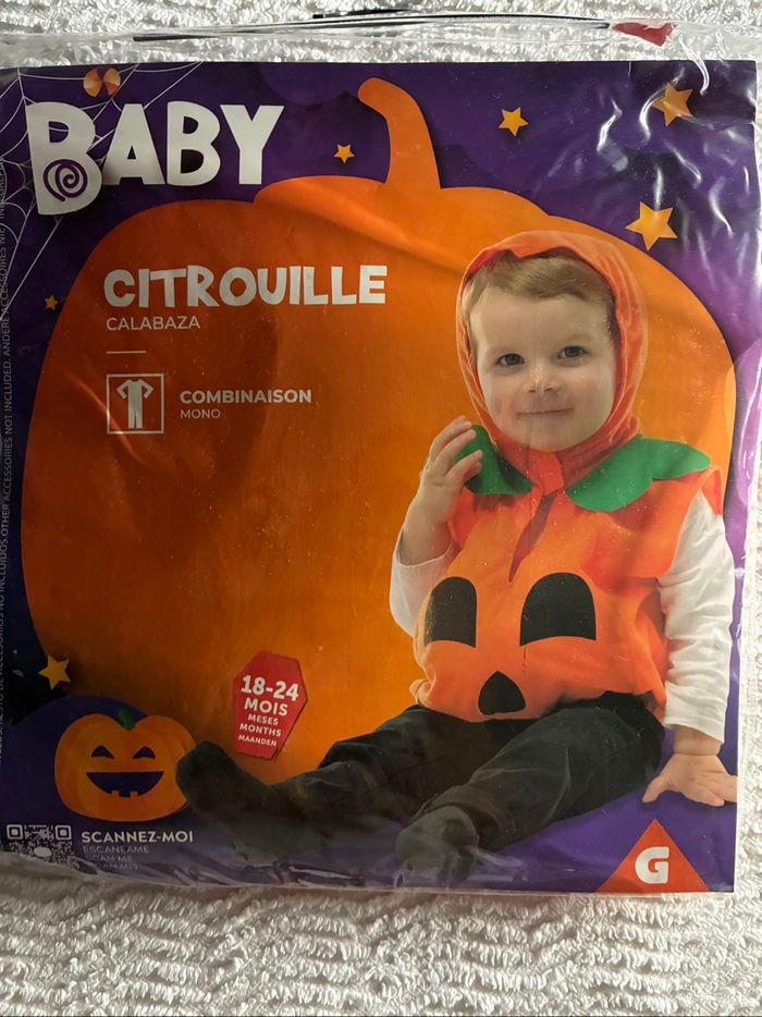 Déguisement citrouille