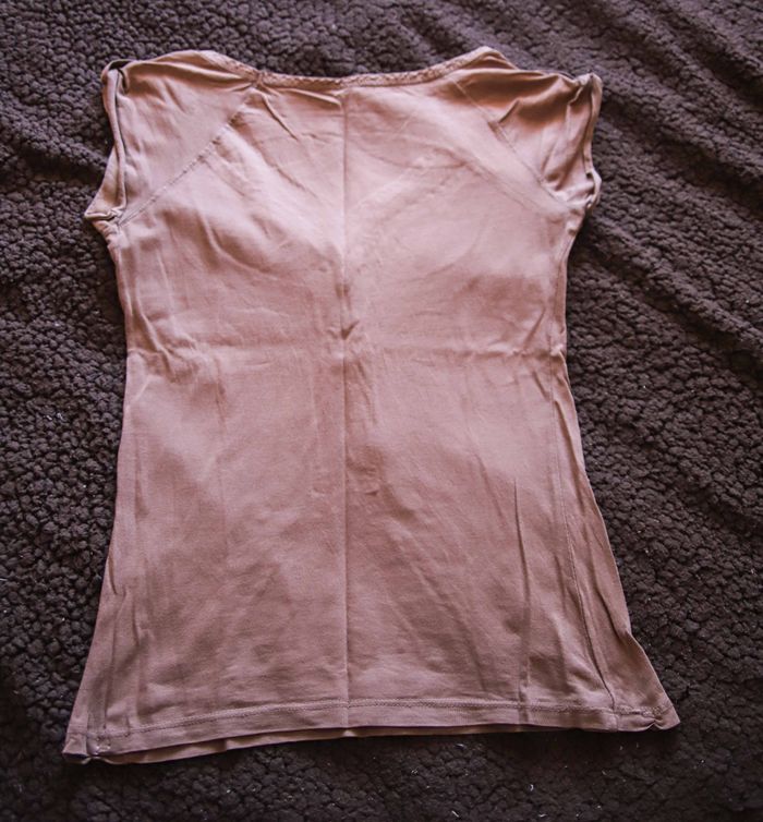 T-shirt Marron Bershka - photo numéro 3