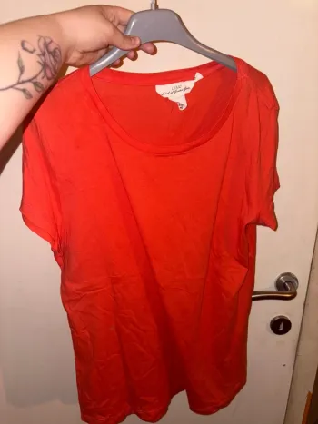 T shirt rose orange