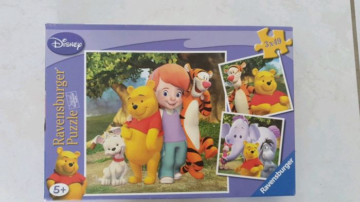Puzzle winnie 3x49 pièces - photo numéro 2