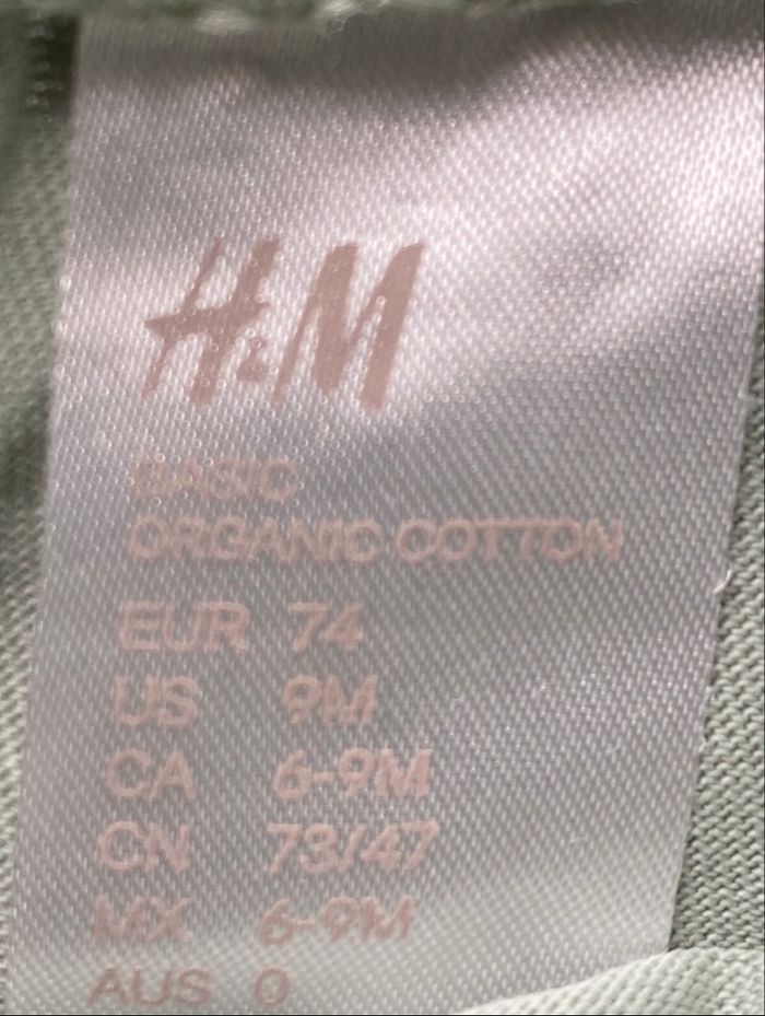 Short en coton biologique amande H&M - photo numéro 3