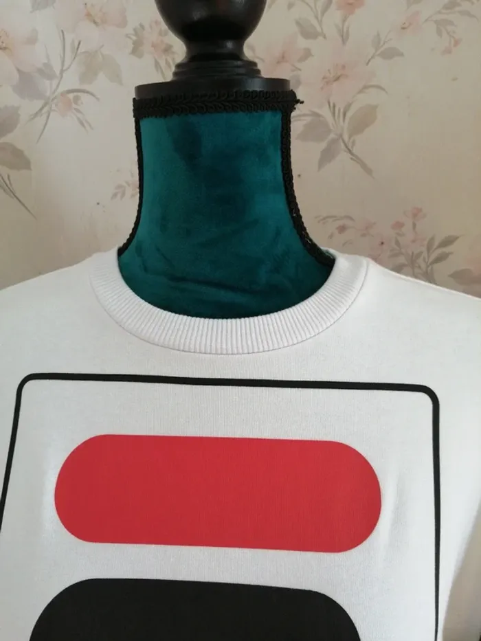 Sweat tricolor mixte avec logo sur les manches authentique / fila / (S) - photo numéro 4