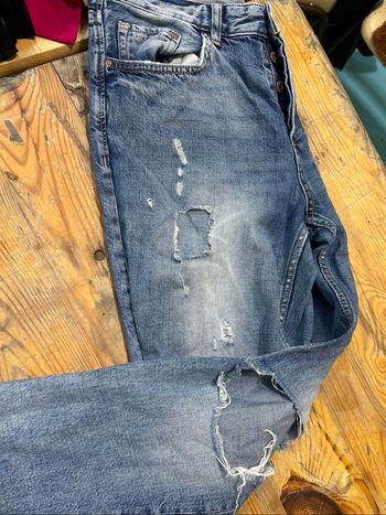 jeans à trou femme
