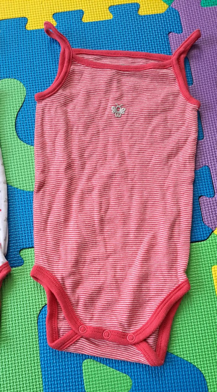 Lot 3 bodies débardeurs Obaïbi 18m - photo numéro 4