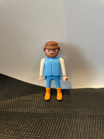 Playmobil figurine homme brun à barbe pièces détachées