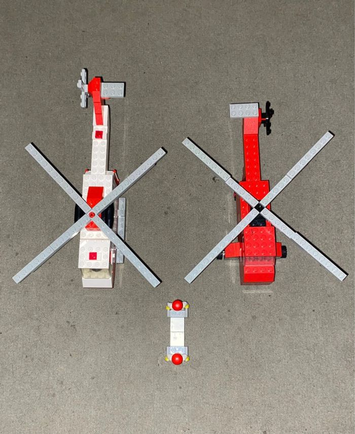 Vintage lot X2 Lego Helicopter 6691 + 691 - photo numéro 4