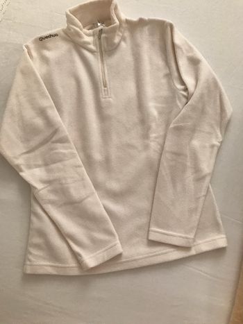 Sweat manches longues Crème