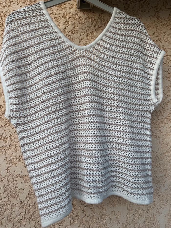 Débardeur en maille captain tortue 🐢 Taille 1 - photo numéro 2