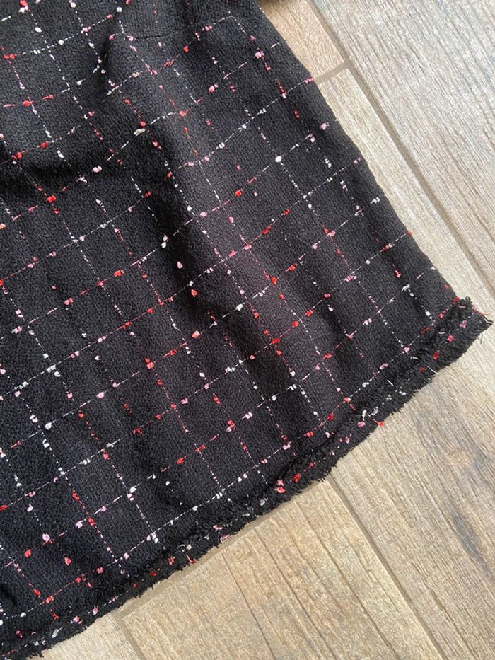 Haut manches courtes tweed camaïeu - photo numéro 3