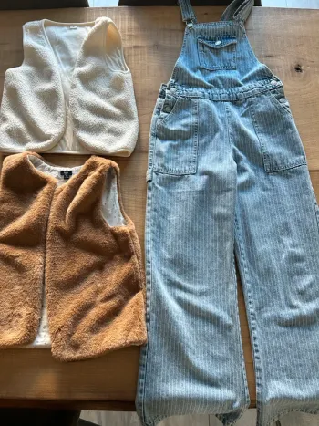 Salopette + gilets sans manche
