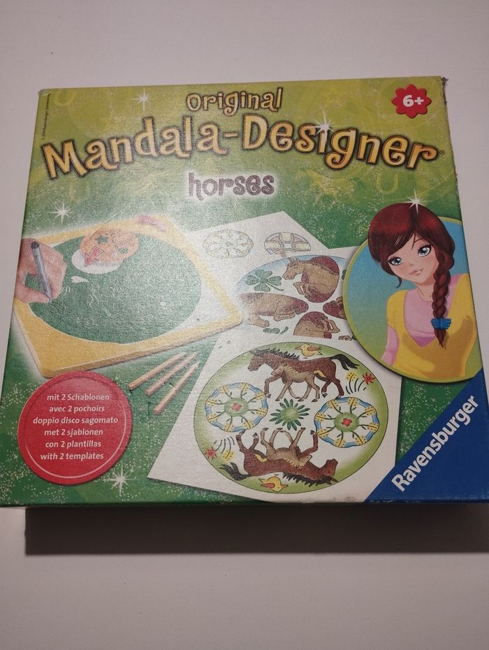 Mandala designers horses chevaux