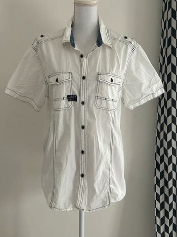 Chemise Manches Courtes Blanche  Cedar Wood State - Taille 40