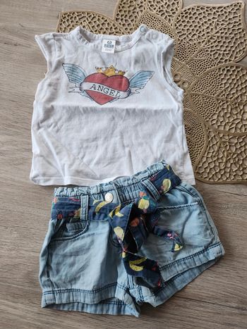 Ensemble short et tshirt