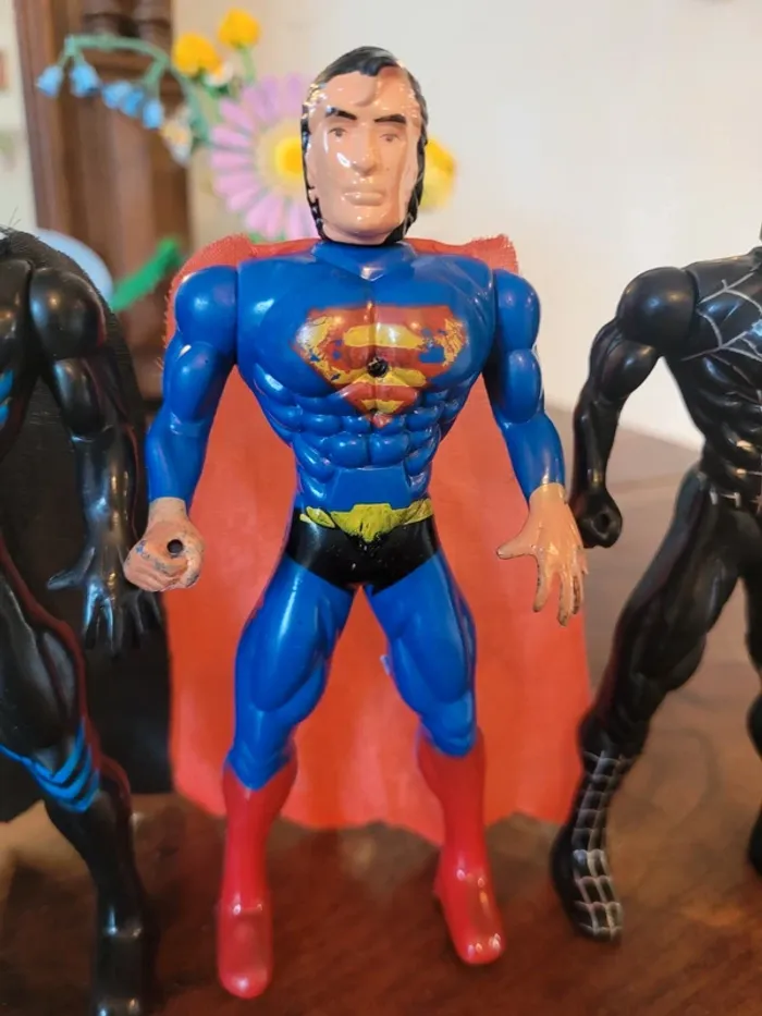 Vends 5 personnages bootlegs super héros palengke toy ukraine 80s 90s - photo numéro 4