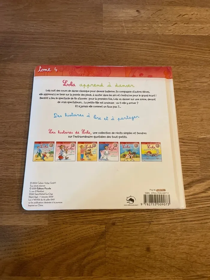 Livre Les histoires de Lola Lola apprend à danser - photo numéro 3