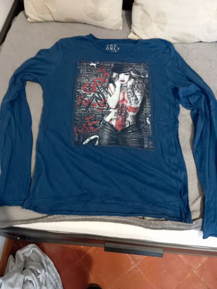 Tee shirt manches longues 14 ans