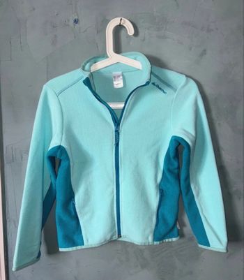 Veste polaire bleu et menthe Décathlon 