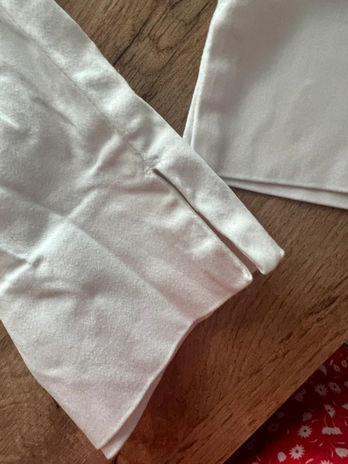 Pantalon 7/8e blanc H&M taille 36 - photo numéro 4