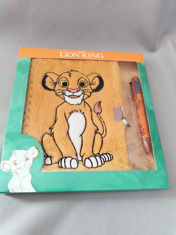 🧡 Journal intime Simba en peluche - Neuf - Disney 🧡 - photo numéro 2