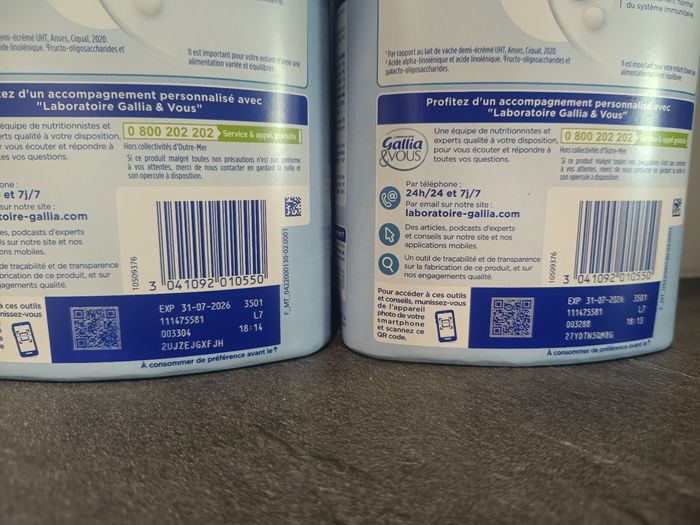Lait Gallia junior 4 - photo numéro 3