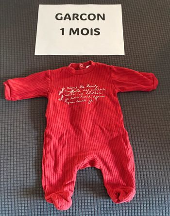 Pyjama 1 mois