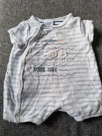 Combishort marinière Tape à l'œil