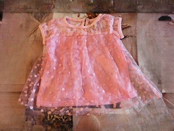 Robe rose clair 12-18 mois