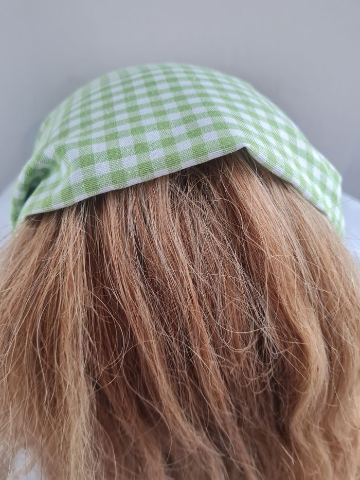 Bandeau fichu vichy - photo numéro 3