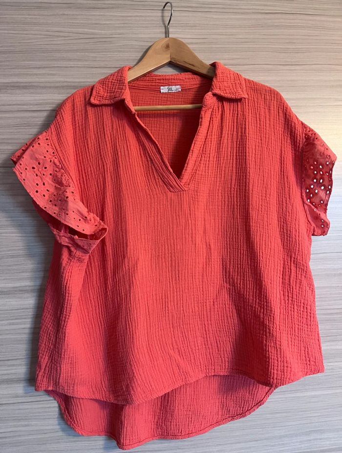 Blouse légère et originale de boutique indépendante - Taille Unique - photo numéro 3