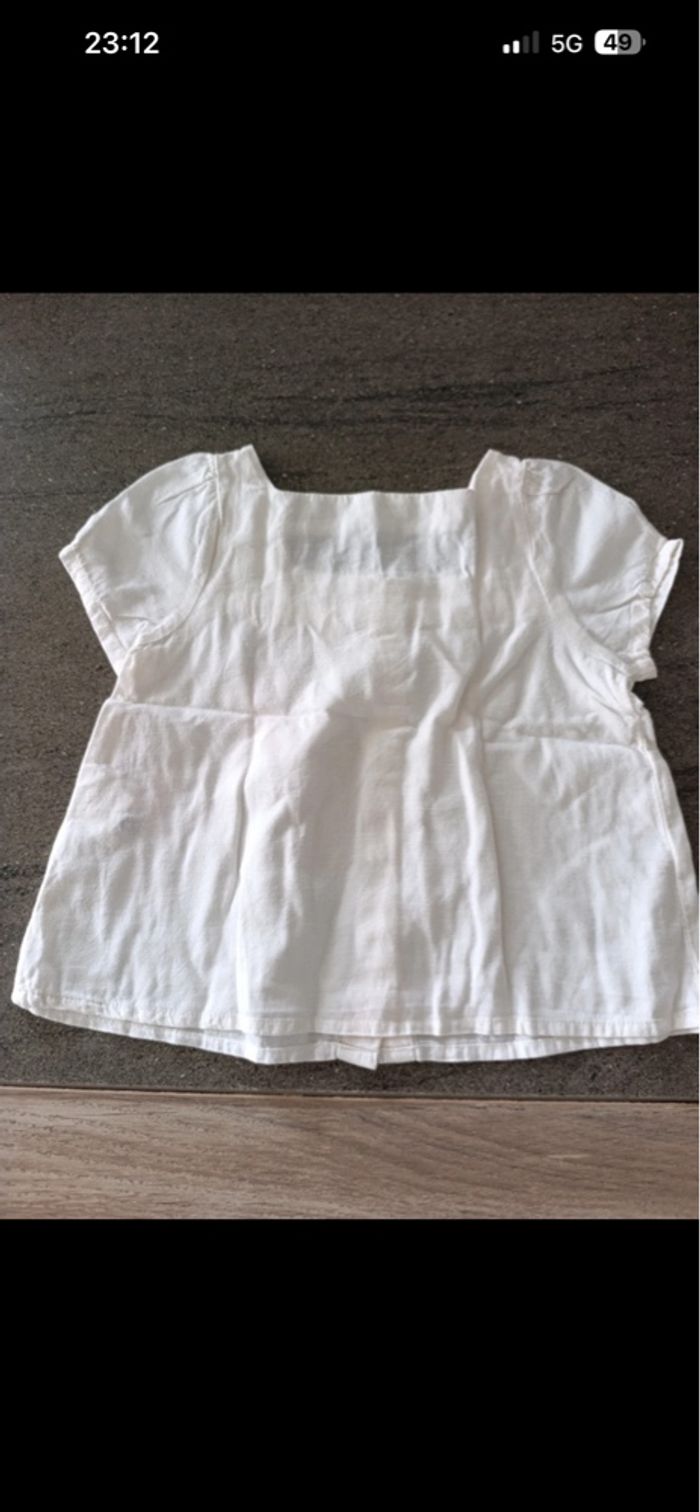 Vends chemisier fille taille 5 ans en très bon état - photo numéro 3