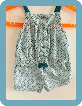 Superbe combi short 18 mois obaibi