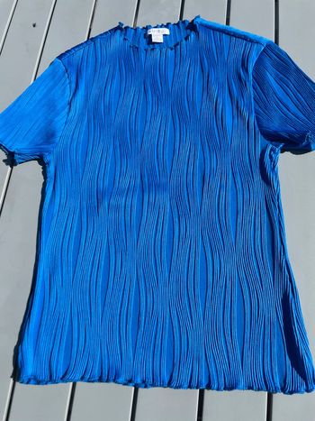 Tee-shirt bleu Amisu